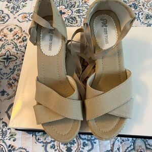 Beige sandals